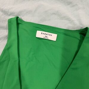 Aritzia Babaton Green Bodysuit